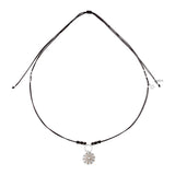Sea Urchin, Sterling Silver Necklace (String)