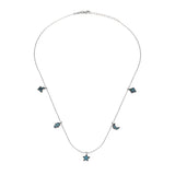 Charm, Sterling Silver Necklace