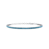 Stefanie, Sterling Silver Tennis Bracelet