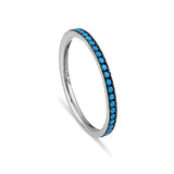 Eternity Ring, Sterling Silver Ring