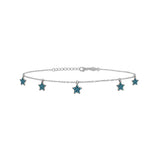 Stelle, Sterling Silver Anklet