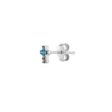 Cross, Sterling Silver Earring (Sold INDIVIDUALLY)