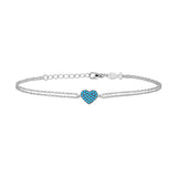 Cuore, Sterling Silver Bracelet