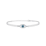 Eye, Sterling Silver Bracelet
