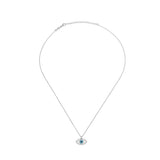 Eye, Sterling Silver Necklace