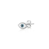 Mini Eye, Sterling Silver Earring (Sold INDIVIDUALLY)