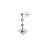 Mini Eye, Sterling Silver Earring (Sold INDIVIDUALLY)
