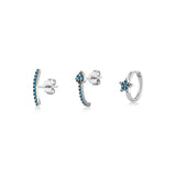 Audrey, Sterling Silver Earrings Set